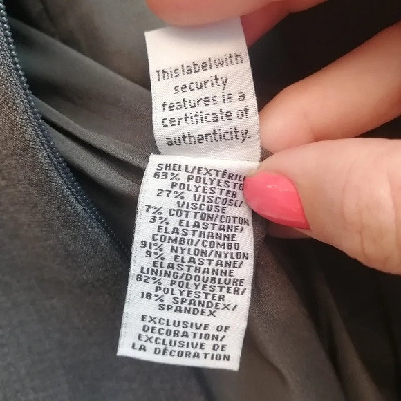 Diane Von Furstenberg Mackenzie Sheath Dress Embellished Jewel Neckline Gray 10 - Picture 12 of 14